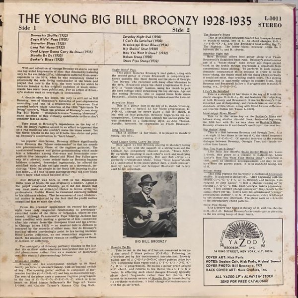 画像2: Big Bill Broonzy / The Young Big Bill Broonzy 1928-1936 (2)