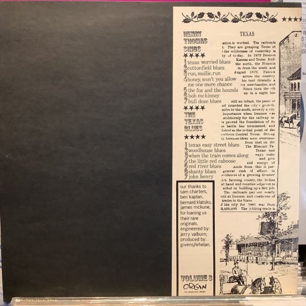 画像2: Henry Thomas / Sings The Texas Blues 1927-2 (2)