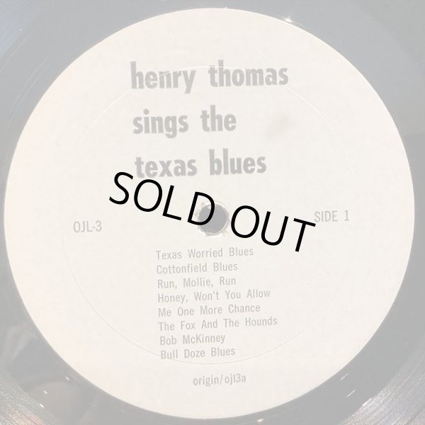 画像3: Henry Thomas / Sings The Texas Blues 1927-2 (3)