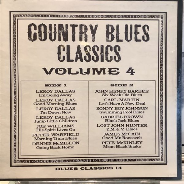 画像1: VA / Country Blues Classics Volume 4 (1)
