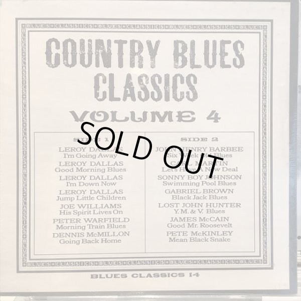 画像1: VA / Country Blues Classics Volume 4 (1)