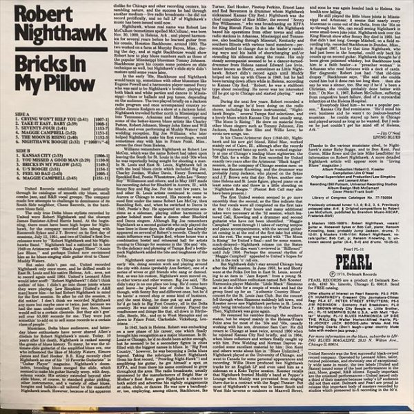 画像2: Robert Nighthawk / Bricks In My Pillow (2)