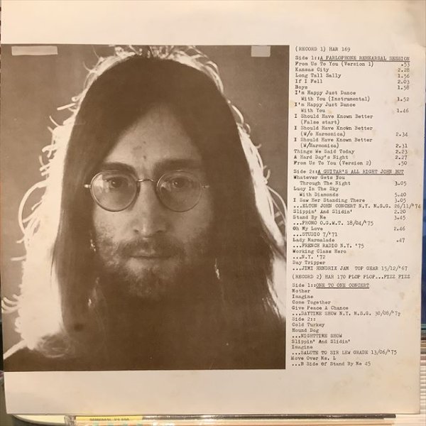 画像2: John Lennon / A Parlophone Rehearsal Session/A Guitar's All Right John But/One To One Concert (2)