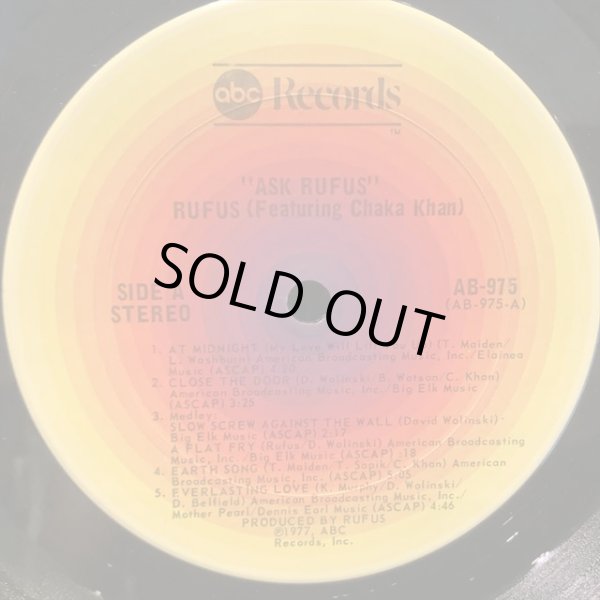 画像3: Rufus Featuring Chaka Khan / Ask Rufus (3)