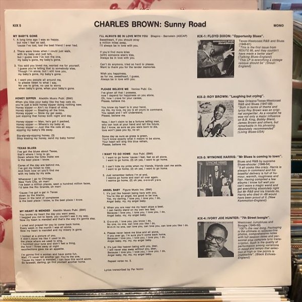 画像2: Charles Brown & Johnny Moore's Three Blazers / Sunny Road (2)