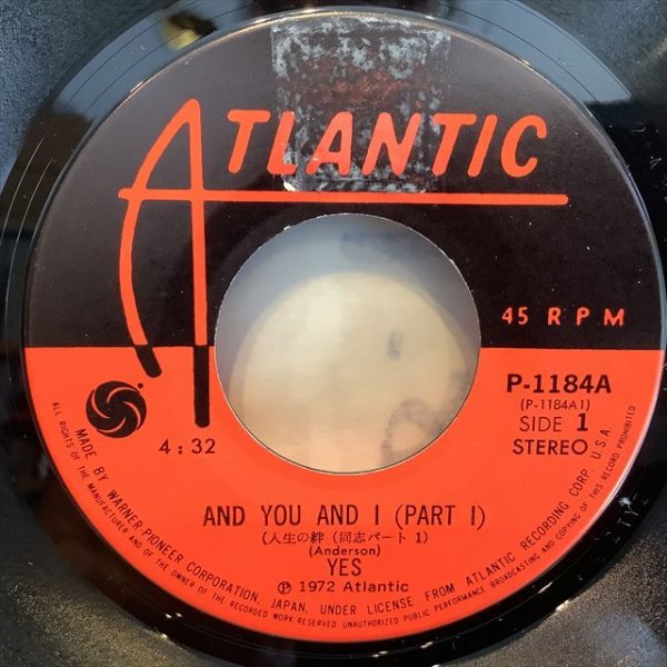 画像2: Yes / And You And I (Part I) (2)