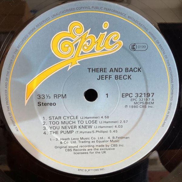 画像3: Jeff Beck / There & Back (3)