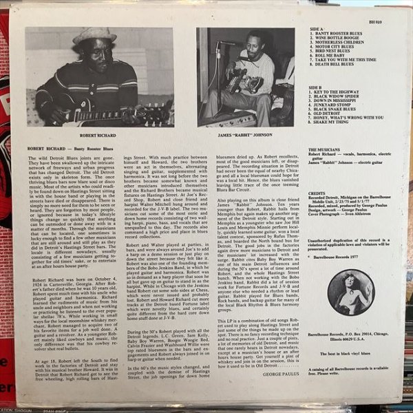 画像2: Robert Richard / Banty Rooster Blues (2)