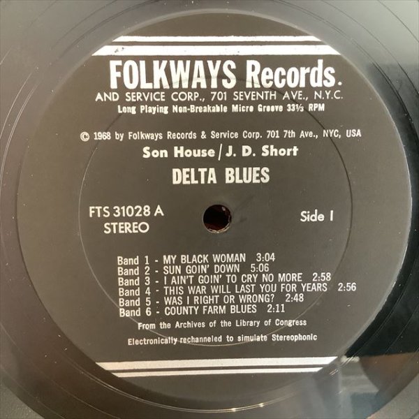 画像2: Son House, J.D. Short / Delta Blues (2)