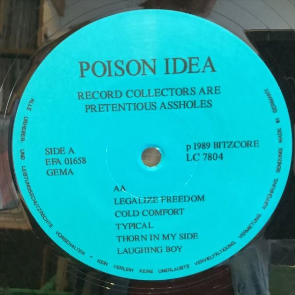 画像3: Poison Idea / Record Collectors Are Pretentious Assholes (3)