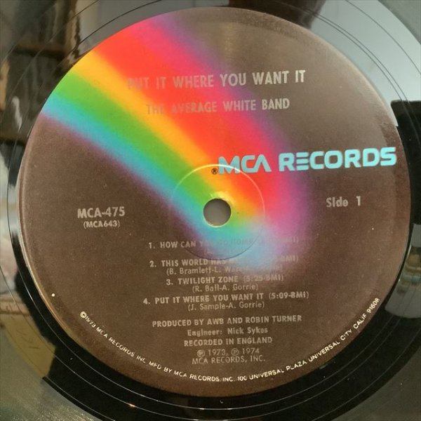 画像2: The Average White Band / Put It Where You Want It (2)