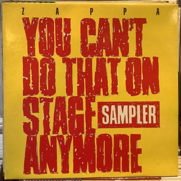 画像1: Frank Zappa / You Can't Do That On Stage Anymore Sampler (1)