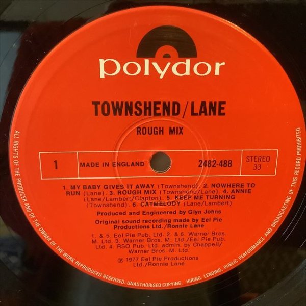 画像2: Pete Townshend, Ronnie Lane / Rough Mix (2)