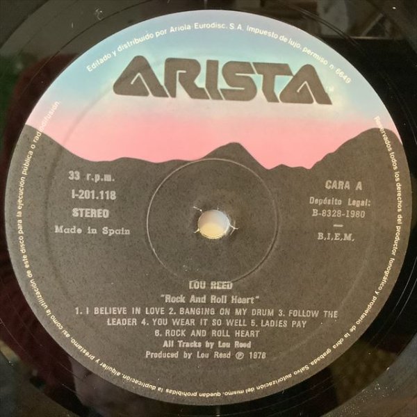 画像2: Lou Reed / Rock And Roll Heart (2)