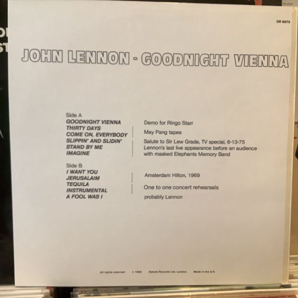 画像2: John Lennon / Goodnight Vienna (2)