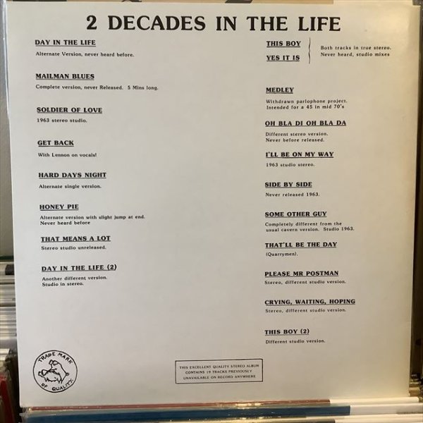 画像2: The Beatles / It Was 20 Years Ago Today (2)
