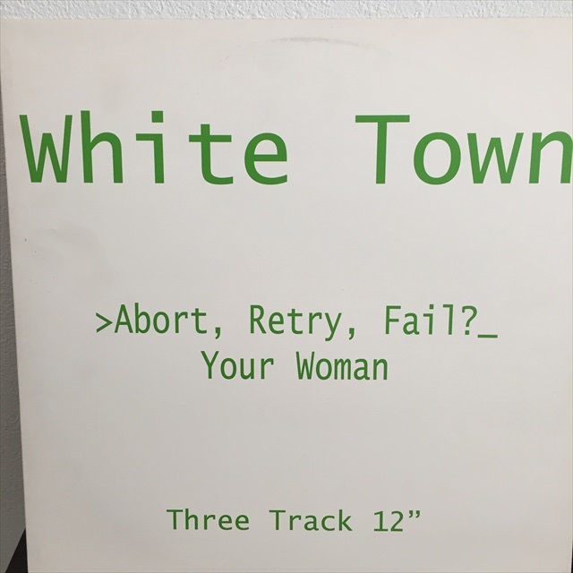 画像1: White Town / Abort Retry Fail (1)