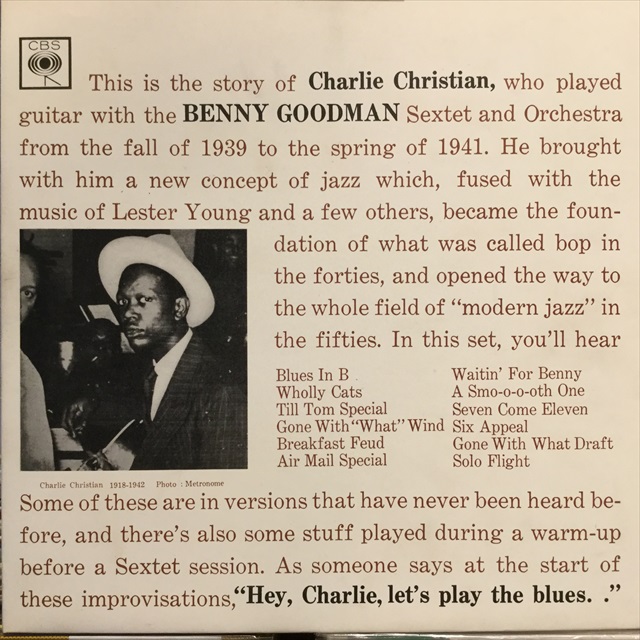 画像1: Charlie Christian / With The Benny Goodman Sextet And Orchestra (1)