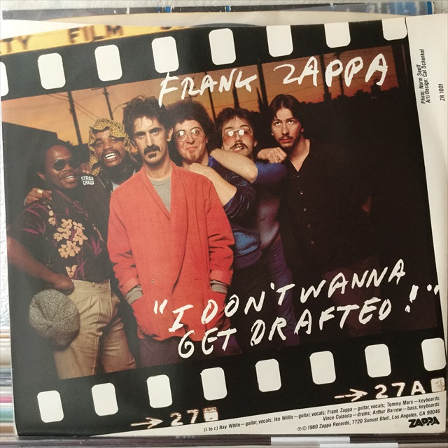 画像1: Frank Zappa / I Don't Wanna Get Drafted! (1)