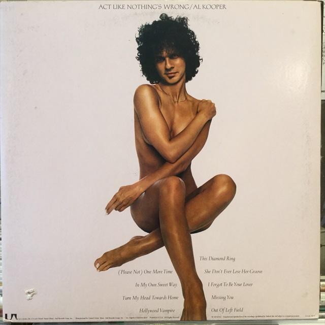 画像1: Al Kooper / Act Like Nothing's Wrong (1)