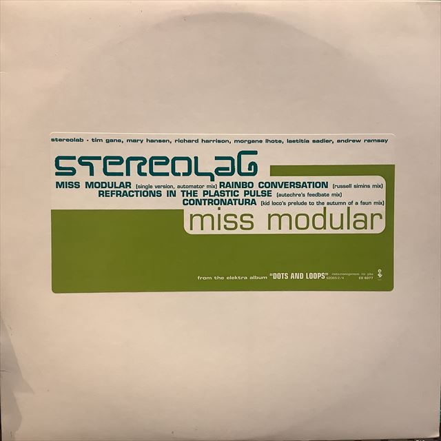 画像1: Stereolab / Miss Modular (1)