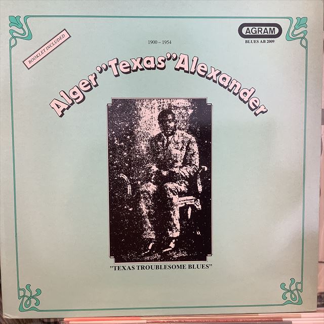 画像1: Alger "Texas" Alexander / Texas Troublesome Blues (1)